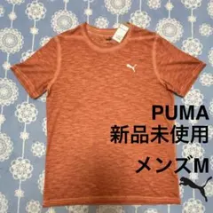 【新品未使用】PUMA メンズ M オレンジ Tシャツ