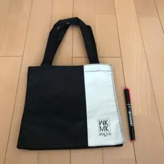MK ミッシェルクラン　小さめ　トートバック　ブラックアンドホワイト