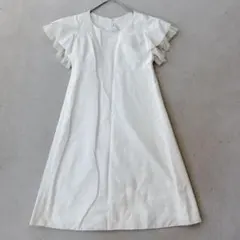 極美品 サポートサーフェス レース刺繍コンビ半袖カーディガン