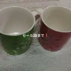 Disney ミッキー ミニー マグカップ 2個セット