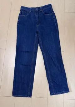 GU ストレートデニムパンツ インディゴ Sのサムネイル