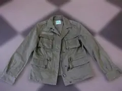 ポールスミス Paul+ ミリタリージャケット 42 オリーブグリーン
