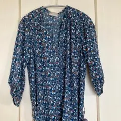 DINOS ディノス通販　チュニック　ワンピース　花柄　Lサイズ