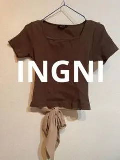 INGNI バックリボン　Tシャツ