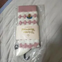 チ*X様 Vivienne Westwood ピンクホワイトソックス
