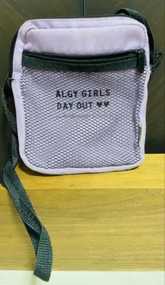 ALGY アルジー パープル 子供用 ミニショルダーバッグ ポシェット