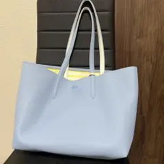 LACOSTE ライトブルー トートバッグ