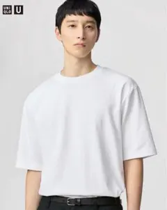 UNIQLO エアリズムコットンオーバーサイズTシャツ 白 L
