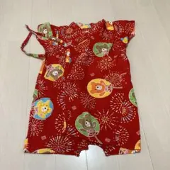 ミキハウス 花火柄 甚平 F