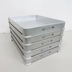 AKAO アカオ　システムバット　番重　アルミバット 大50　5枚セット　B01のサムネイル