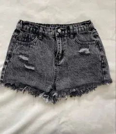 SHEIN ダメージ加工 ハーフパンツ 12Y