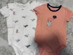 babyGap ロンパース 2枚セット 恐竜柄