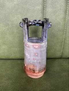 萩焼　椿秀窯　花器　工芸品　美術品　陶芸のサムネイル