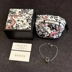 極美品☆GUCCI グッチ ブレスレット アラベスク ダブルG キーモチーフ