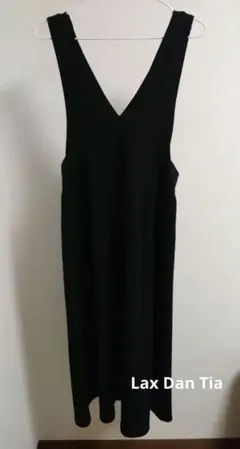 Lax Dan Tia ジャンパースカート ワンピース レディース　ブラック