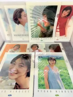 広末ファン必見！！ 広末涼子 クリアファイル2枚セット (未使用、使用