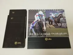 JRA 2026 卓上カレンダー+キャンペーン当選品 セット ウインズ限定配布