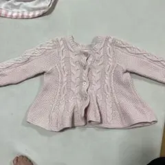 GAP ベビーニット　長袖トップス　カーディガン　女の子　6ー12ヶ月　7080
