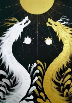 開運絵画　生命の木　龍神様　インフィニティ　眼　天界の花　昇龍　金箔 開運絵画 生命の木 龍神様 インフィニティ 眼 天界の花 昇龍