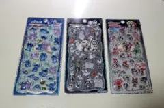 カミオジャパン ステッカー3点セット スティッチ ナイトメア パワパフ