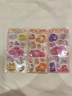 サンリオ　ウォーターシール　3枚セット