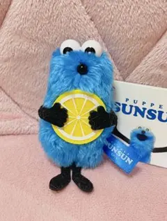 パペットスンスン　SUNSUN レモン　ぬいぐるみマスコットフルーツ