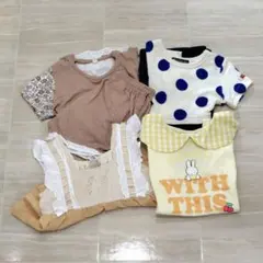 プティマイン　女の子　半袖　Tシャツ　まとめ売り　保育園着