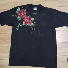 【80s-90s】USA製 Hanes Tシャツ XL シングルステッチ 黒