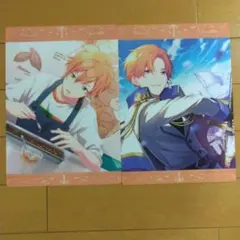 セガラッキーくじ あんスタ プロセカ ビジュアルタオル クリアポーチ