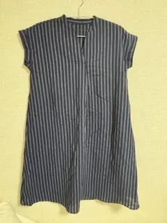 新品未使用　ベルメゾン ストライプワンピース