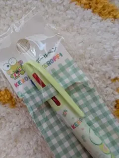 KEROPPI 3色ボールペン チェック柄