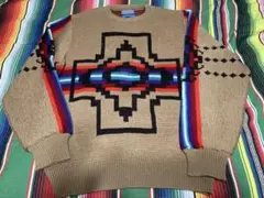 極上ビンテージ ペンドルトン クルーネックニット USA製 レア物