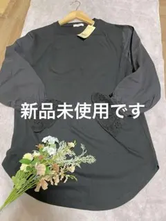 最安値✨️新品未使用✨️大人気完売品✨️手首の所ゴムレース付ロンＴシャツFサイズのサムネイル
