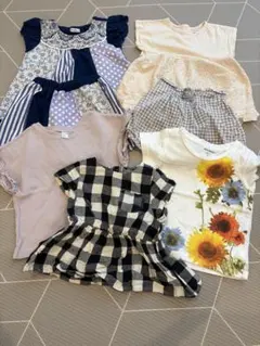 まとめ売り　ベビー服　90 女の子　半袖　夏服　保育園　チュニック　アプレ　ザラ