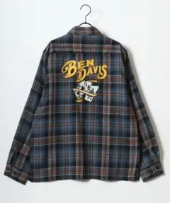 【BEN DAVIS】EMBRO OMBRE SHIRT BL