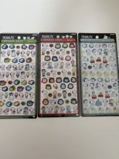 【正規品】スヌーピー ボンボンドロップシール ミニ 3種セット