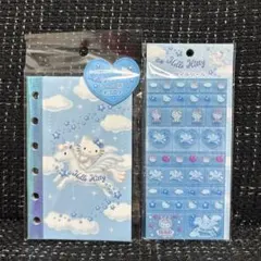ハローキティ（ペガサス＆ユニコーン）シール帳とタイルシールの２点セット♪♪正規品