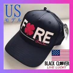 レア【新品】Black Clover ブラッククローバー キャップ USA 黒のサムネイル