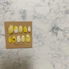 レモンネイル 推しカラーネイル ネイルチップ 42