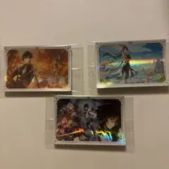 原神　ウエハース　ステッカー　３枚セット