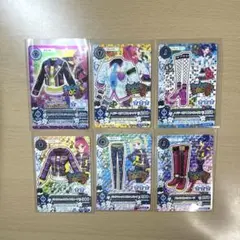 アイカツカード ロッキンパイソン 6枚セット 音城セイラ