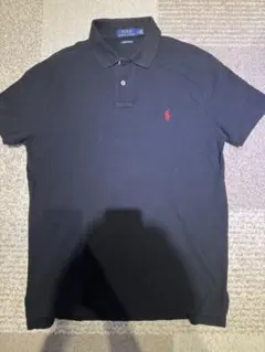 Polo Ralph Lauren 黒 ポロシャツ カスタムスリムフィット - メルカリ