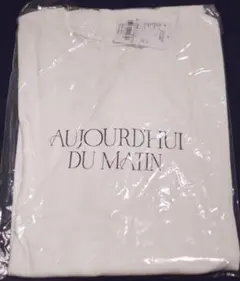 グリーン パークス　ワンポイントロゴ　長袖Tシャツ　ホワイト