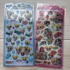 正規品！パワーパフガールズ ドロップジュエリー　うるちゅるシールセット