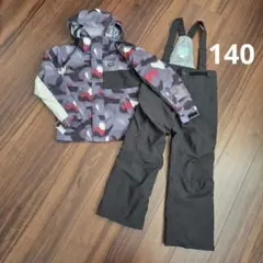 nima ニーマ スキーウェア 上下セット 140 サイズ調整機能付き