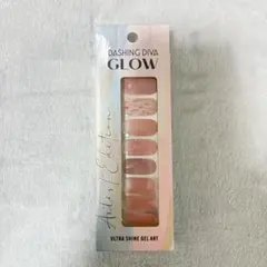 DASHING DIVA GLOW ネイルシール Pink Shell