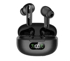 ワイヤレスイヤホン ノイズキャンセリング搭載 防水 Bluetooth6.0 黒のサムネイル