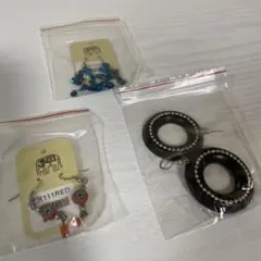 マライカ　ピアス3個セット