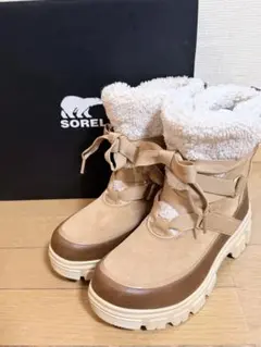 【未使用に近い】SORELティボリ　グレー　25㎝ 即日発送】SOREL ソレル ティボリ5 ウォータープルーフ ソレルブーツ