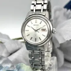 669 稼動 SEIKO 時計 自動巻き デリカ ボーイズ デイト シルバー